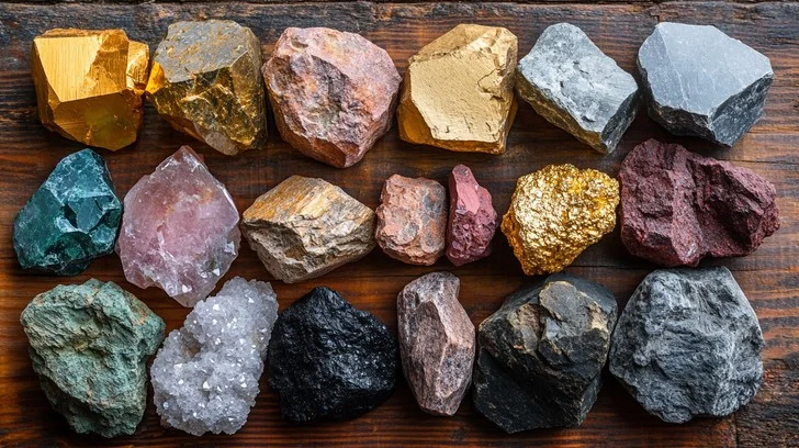 Precious minerals and crystals